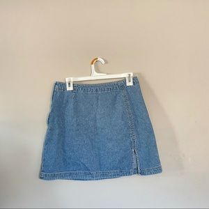 Lightwash Denim Mini Skirt